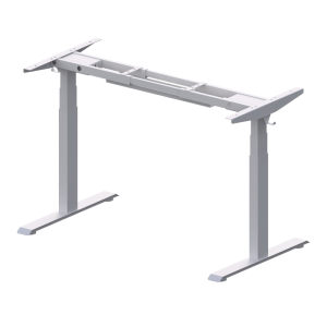 P10 Dual-Motor telescoping 3-Section Stand desk Frame Manufacturing white 1