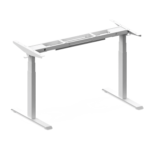 P10 Dual-Motor telescoping 3-Section Stand desk Frame Manufacturing white 2